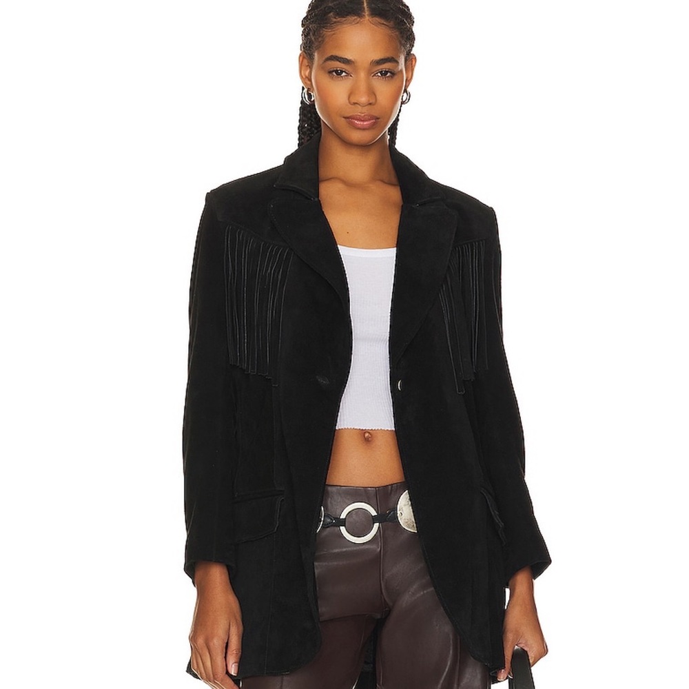 Free People x Marlboro Blazer in Black
Understated Leather

$627 - Picture 9 of 16